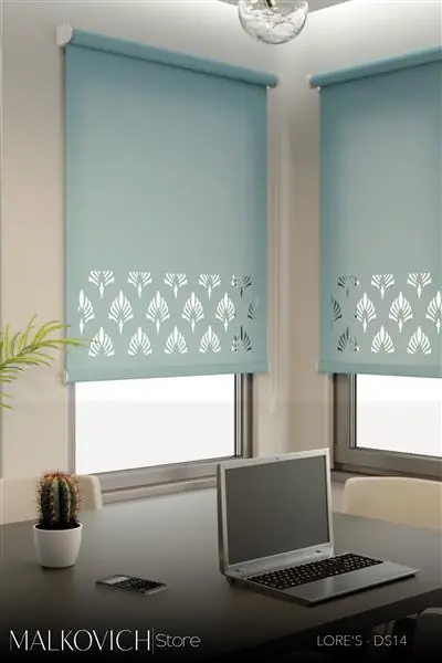 Lore'S Perde Lazer Kesim Mat Keten Stor DS14