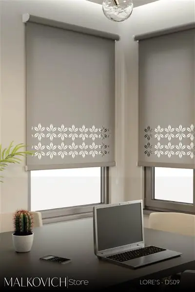 Lore'S Perde Lazer Kesim Mat Keten Stor DS9